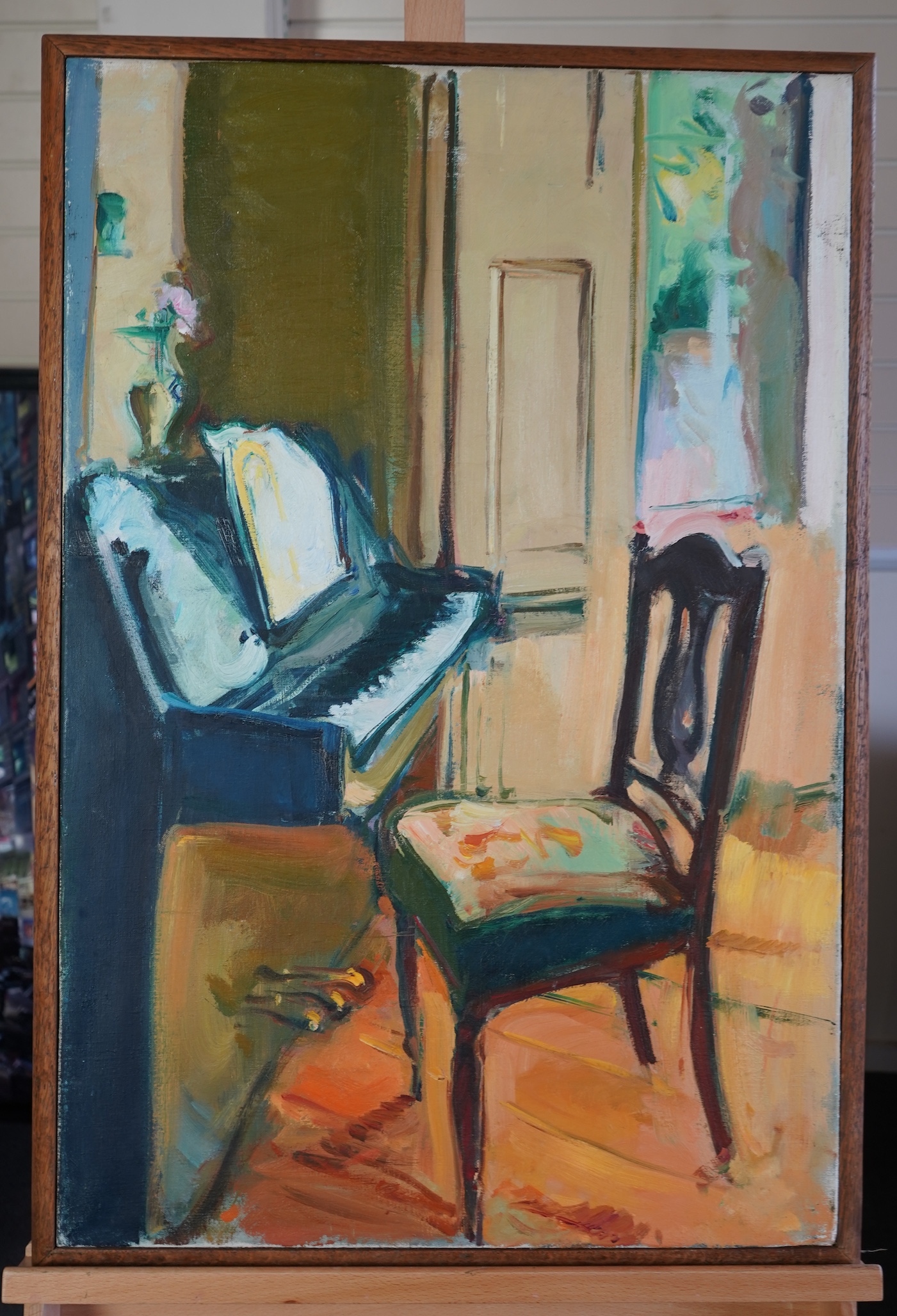 Nicholas Volley, 1950-2006, 'Piano and Chair'